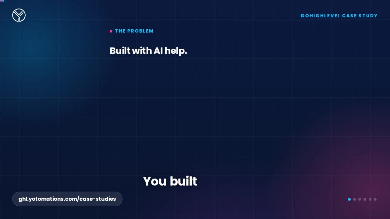 Auditing and finishing a half-built GoHighLevel account