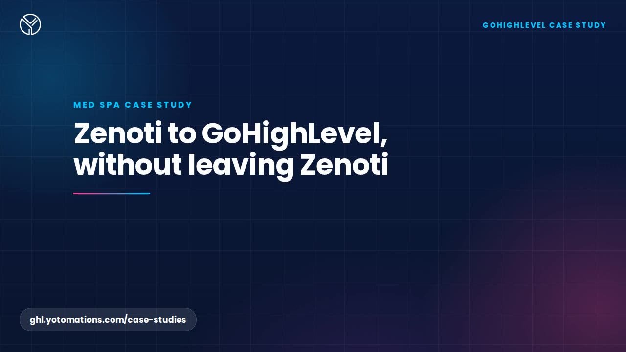 Keep Zenoti, add GoHighLevel, sync both ways