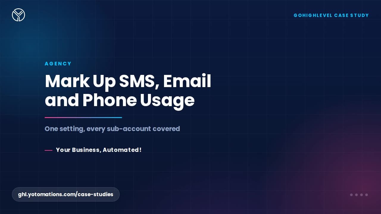Set SMS, Email, and Phone Markup in Rebilling Settings
