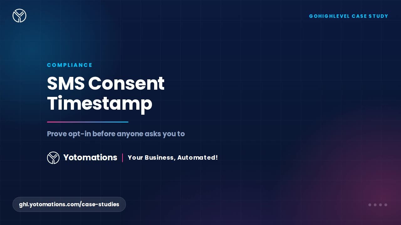 Log an SMS Consent Timestamp to Prove Opt-In