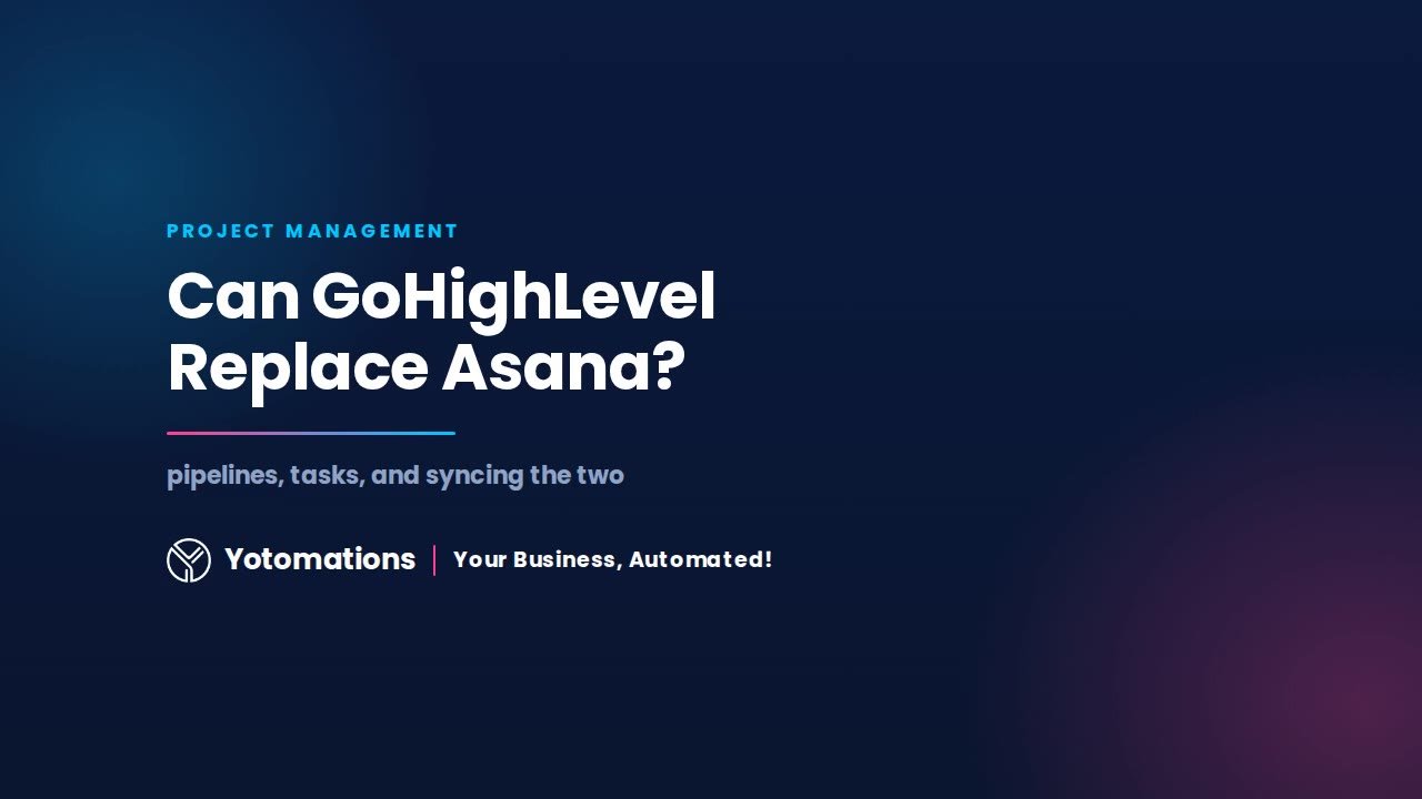 GoHighLevel project management: pipelines and tasks for client work